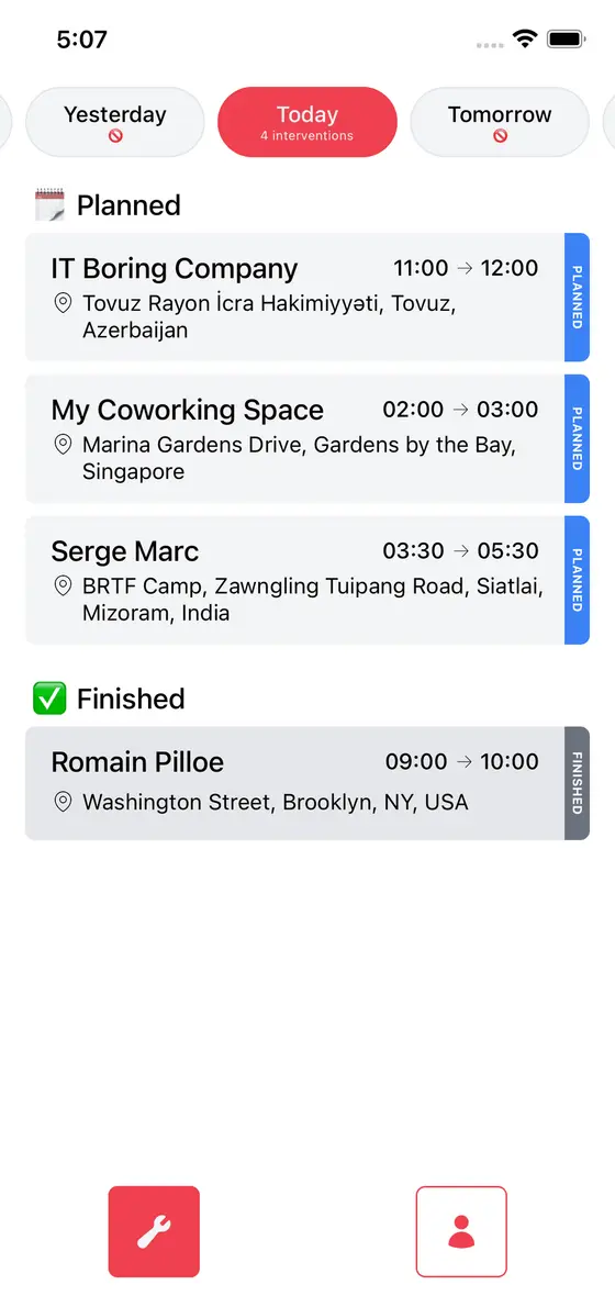 L’application mobile Clokizi.