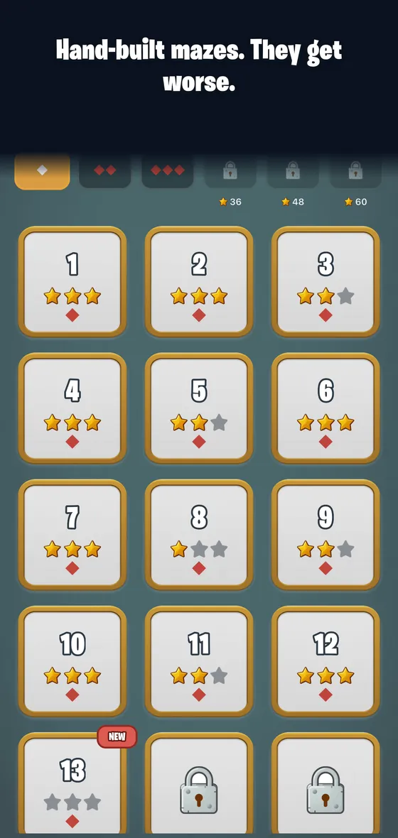 L’application mobile Labyrinth.
